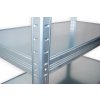 126467 1 kovovy regal do skladu biedrax 50 x 120 x 240 cm pozinkovany 6 polic pozink