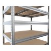 Kovový regál policový Biedrax 35 x 120 x 180 cm, pozinkovaný - 5 políc MDF
