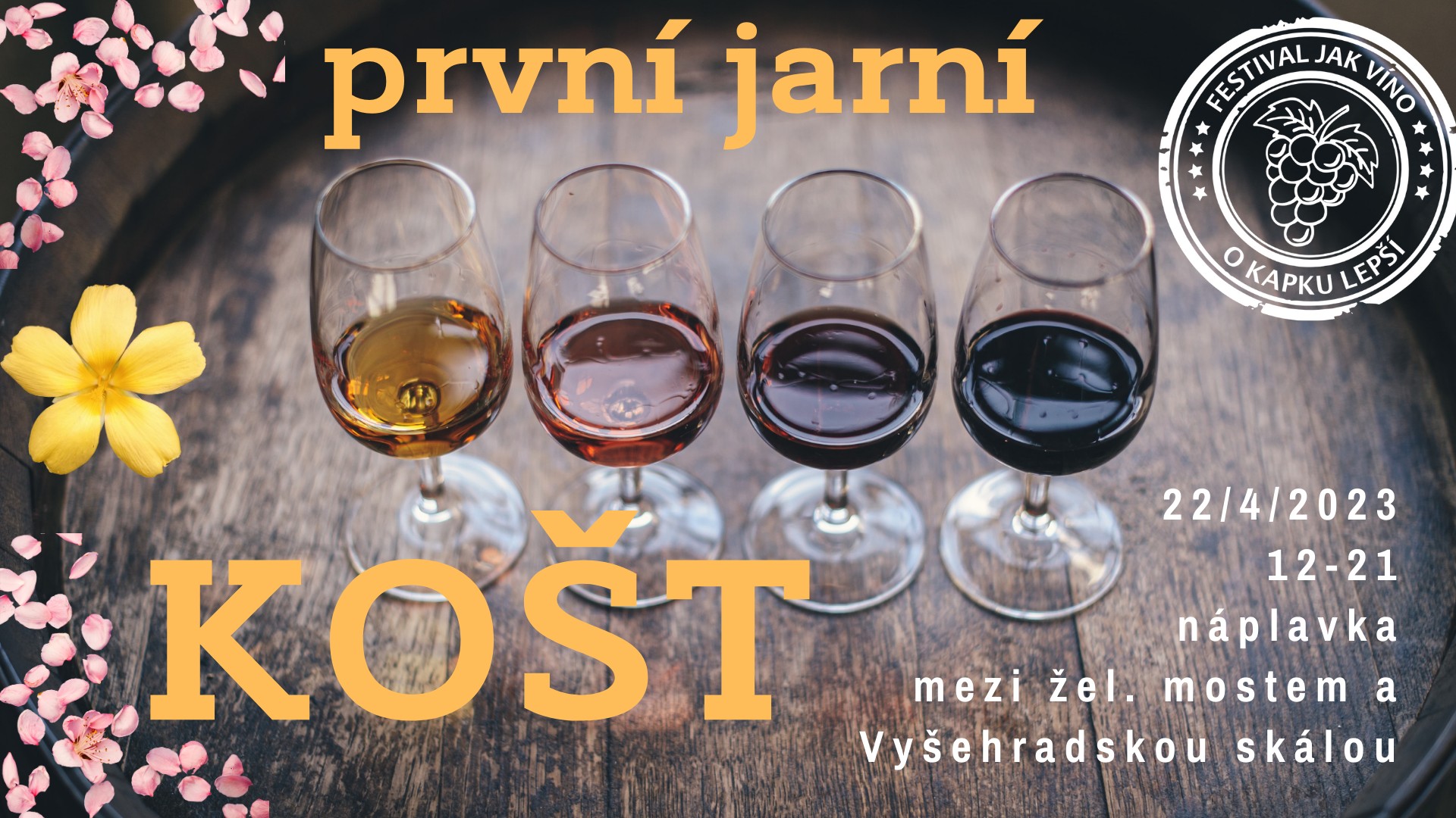 22.4.2023 - Jarní košt - Praha, Novoměstská Náplavka