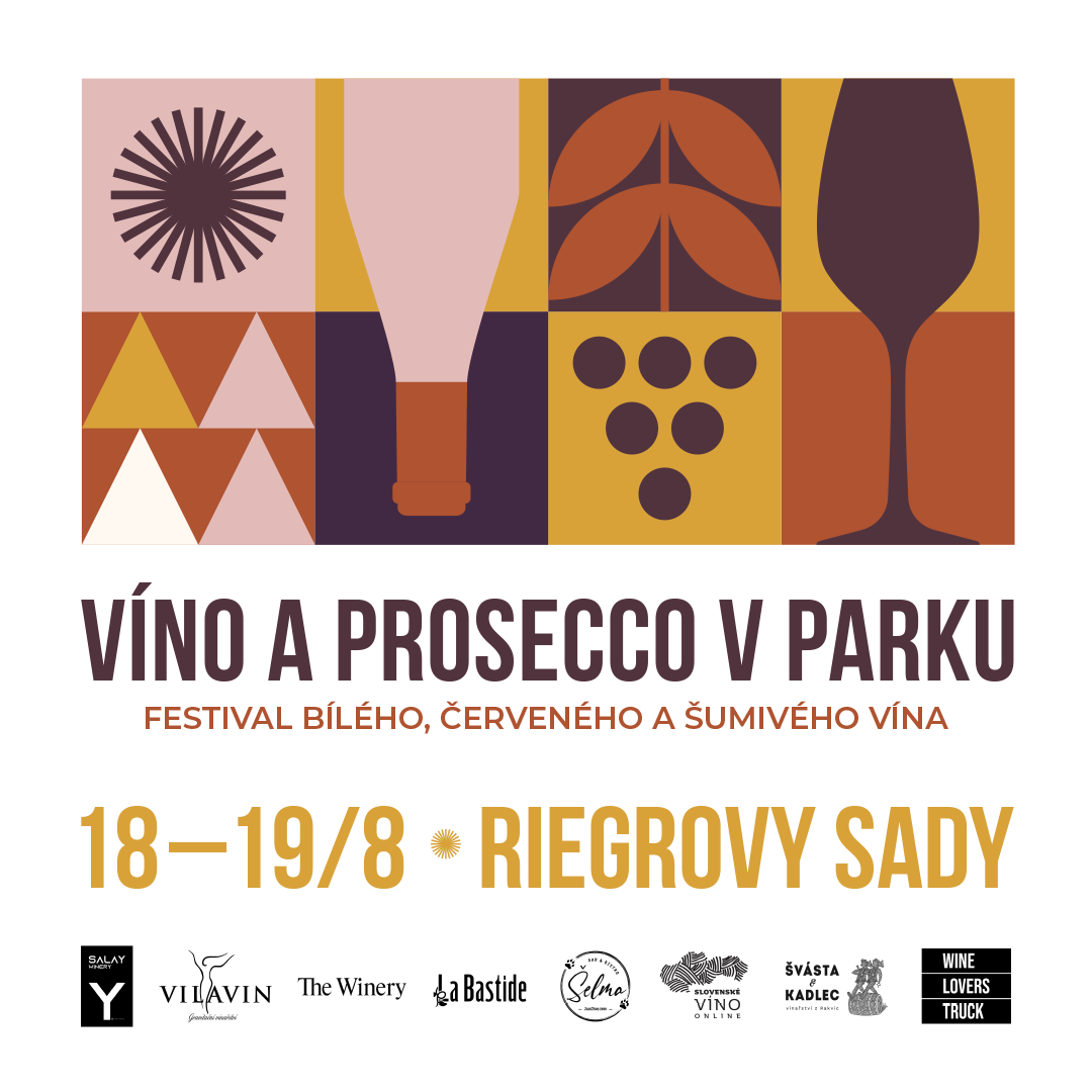 18.- 19.8.2023 - Víno a Prosecco v parku Riegrovy sady