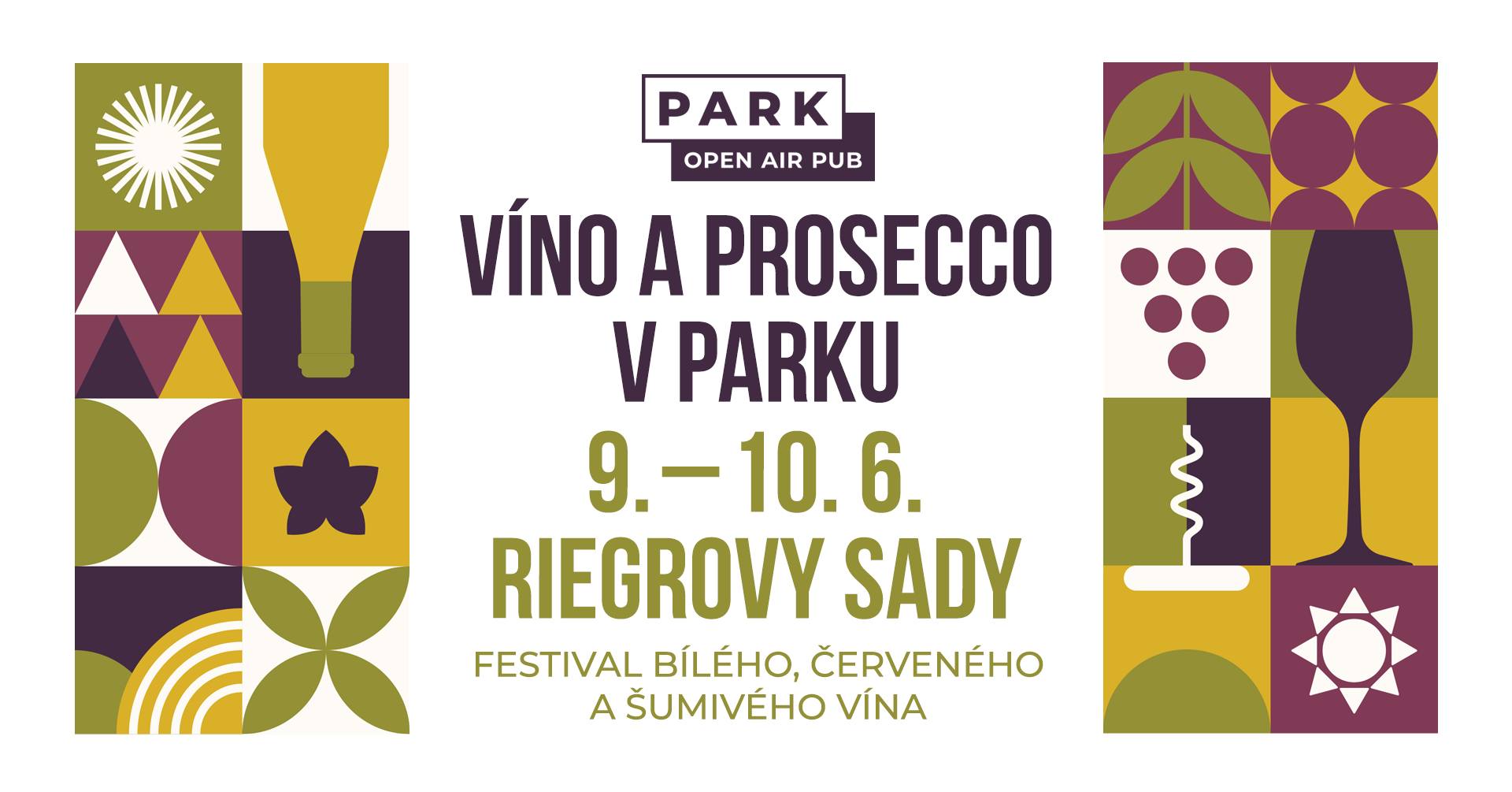 9. - 10.6.2023 - Víno a Prosecco v parku, Praha, Riegrove sady