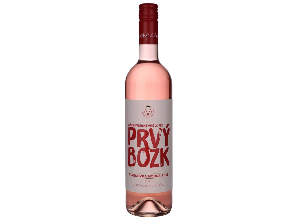 Dubovský & Grančič - Prvý bozk - Frankovka modrá rosé 2021 - Růžové víno - Jakostní víno