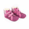 Detské zimné topánky BAREFOOT alternatíva - ružovo-fialové| SLOVOBUV - 4867 - R
