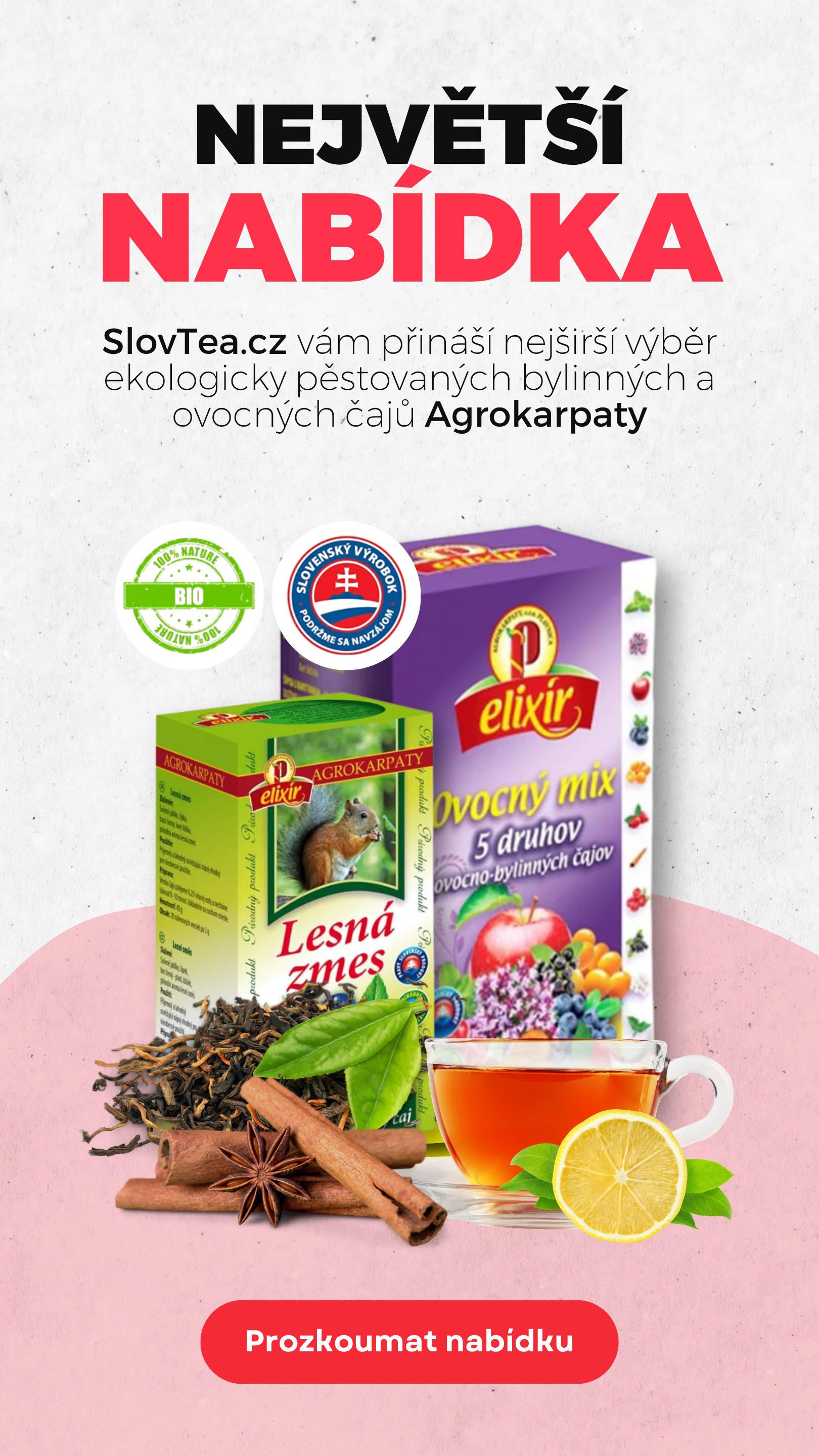 Agrokarpaty ovocné čaje mobil