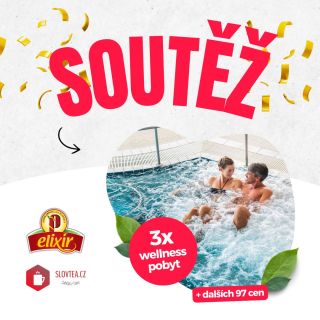 🎉 Soutěž o skvělé ceny – vyhrát může až 100 z vás 😍 O co se hraje? 🏆 3× hlavní výhra: Víkendový wellness pobyt s polopenzí...