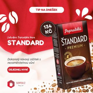 Tip na dnešek: klasika, která nikdy nezklame ☕️☀️ Vsaďte na plnou a intenzivní chuť kávy Popradská Štandard Premium. Tahle...