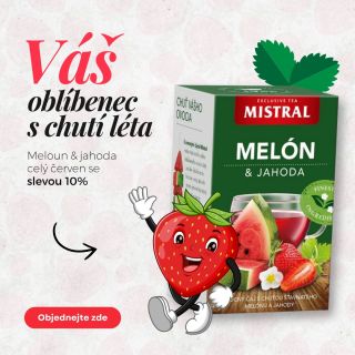 🍉 Osvěžující letní hit 😍 Blížící se léto si žádá osvěžení, a proto jsme pro vás na celý červen připravili 10% slevu na...
