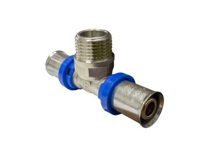Lisovací t-kus TH 16x1/2"x16 M