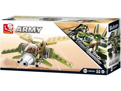 Sluban Builder M38-B0636C Tryskáč King of Land Force 6 into 1