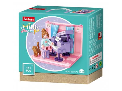 Sluban Mini pokojíčky M38-B0757C Dětský pokoj