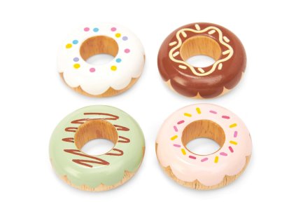 TV332 Doughnuts Ring Donut Dessert Cake Wooden Toy2