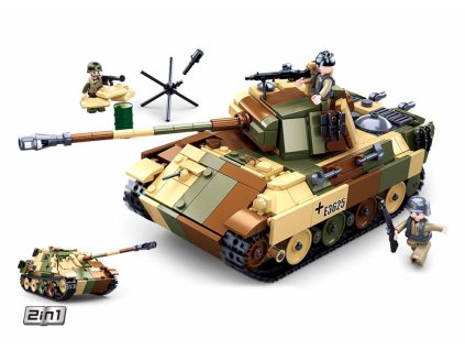 2074 sluban army n38 b0859 maskovany tank stredni 2v1