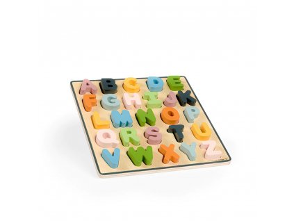 Bigjigs Toys Dřevěné puzzle velká písmena - ABC