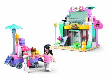 Sluban Metropolis Kavárna a zmrzlinový vozík