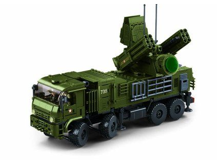 Sluban Model Bricks M38-B1252 Protiletadlový systém Pantsir S1