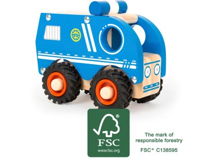 11077 legler small foot Polizeifahrzeug fsc