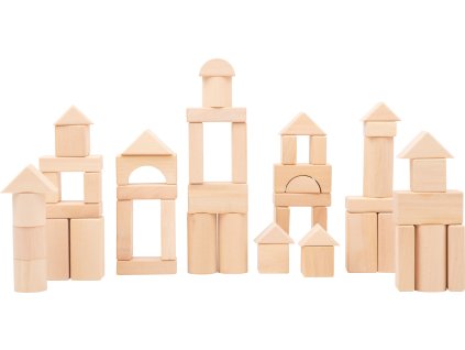 11396 small foot legler holz baukloetze 50teile fsc a