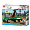 1888 sluban town farma m38 b0778 traktor s privesem na klady