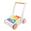 PL102 Rainbow Cloud Walker Wooden Toddler Walking Shapes Puzzle