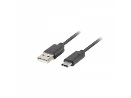 kabel usb a 2 0 na usb c lanberg 480 mb s cerny 228708