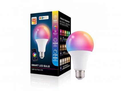 Wi-fi Smart RGB LED žárovka dálkově ovládaná aplikací