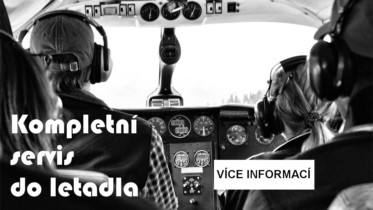 Kompletní řešení sluchátek do letadla - pro piloty i kompletní celky