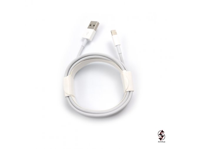 Originální nabíjecí kabel Apple Lightning pro sluchátka a Apple zařízení.