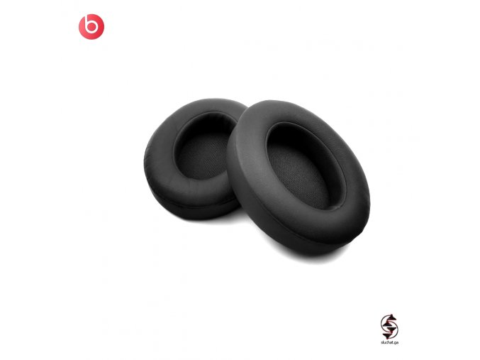 Černé molitanové vycpávky - originální náušníky pro modely sluchátek Beats Studio druhé a třetí generace včetně bezdrátové verze