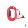Červeno-černý kabel pro sluchátka Beats - druhovýroba