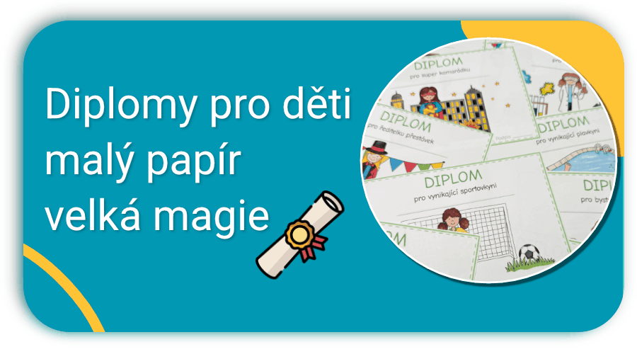 Diplomy pro děti: malý papír, velká magie