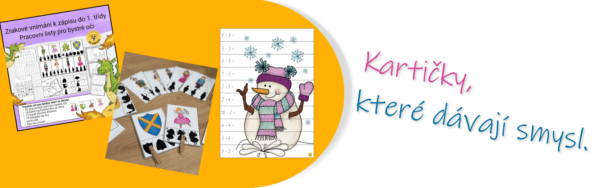 kartičky, které dávají smysl