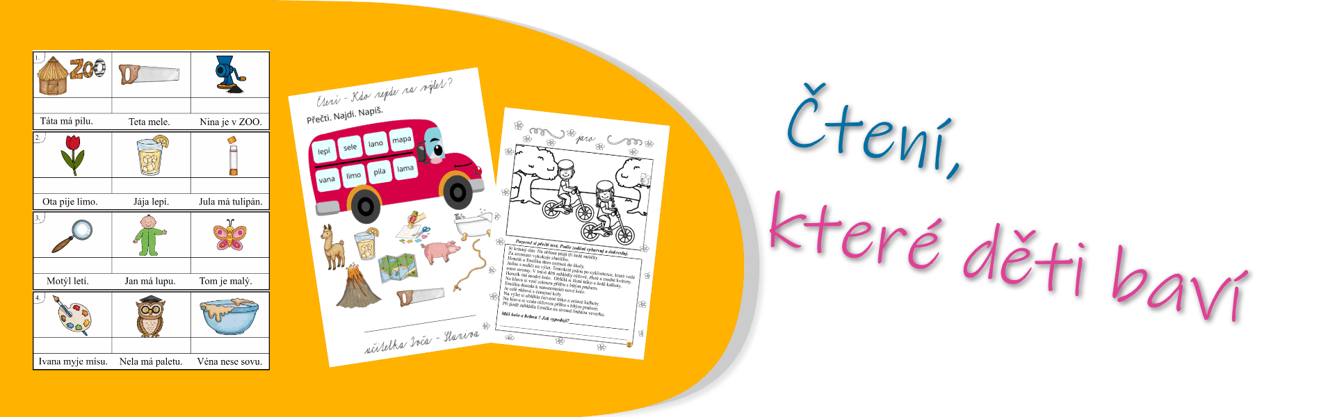 ukázky materiálu na čtení s porozuměním