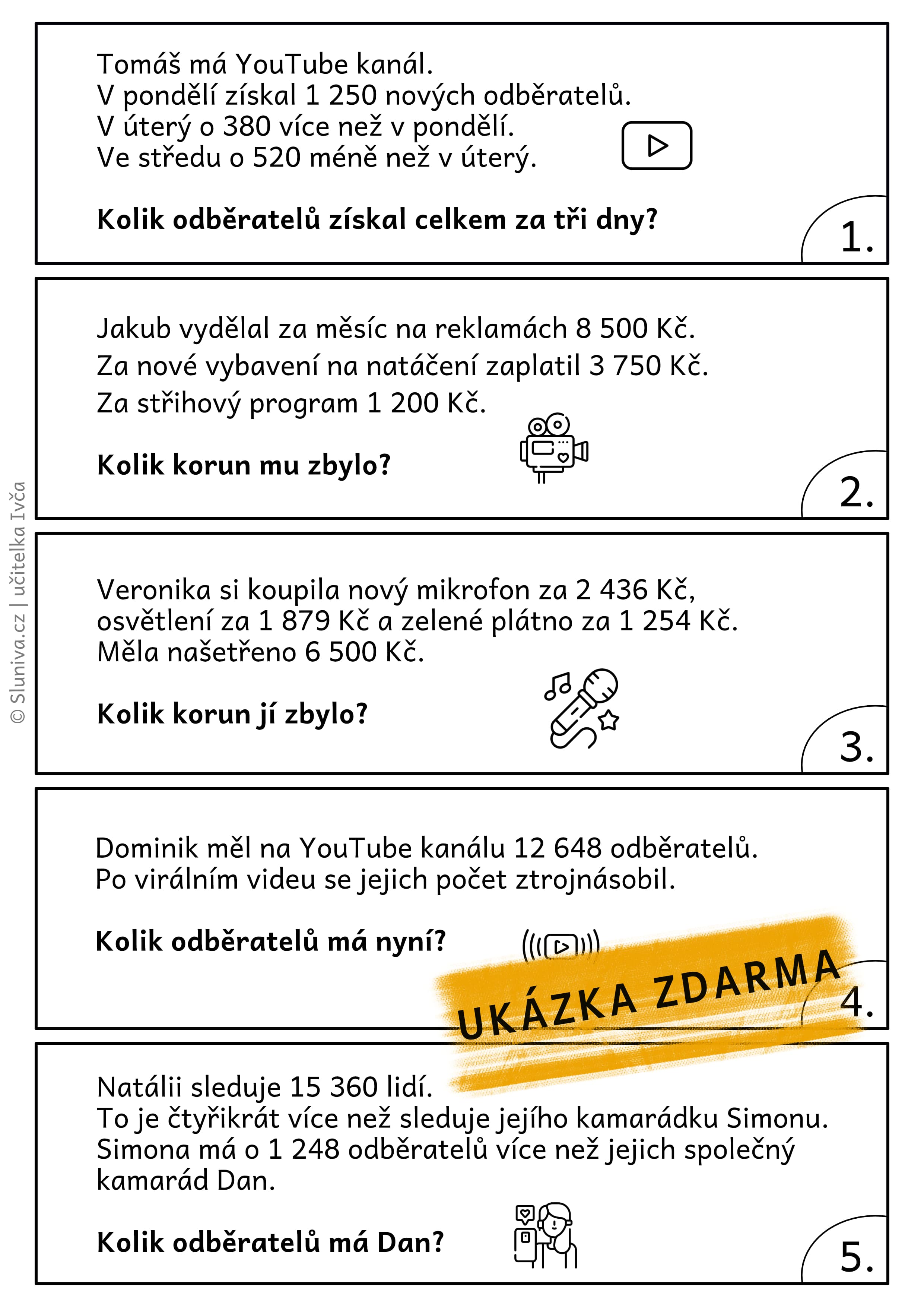 Slovní úlohy