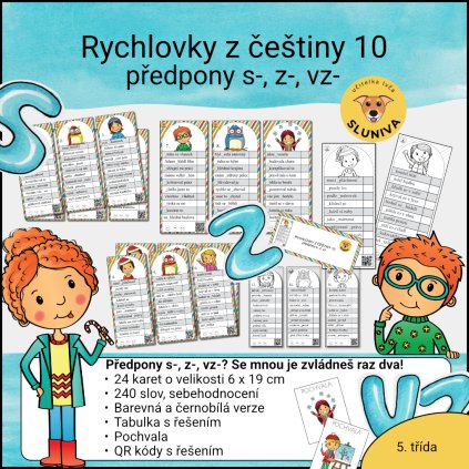 Rychlovky z češtiny 10 - předpony s,z-vz-