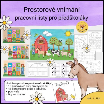 prostorove vnimani pracovni listy titul