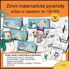 Zimní matematické pyramidy - sčítání a odečítání do 100 000