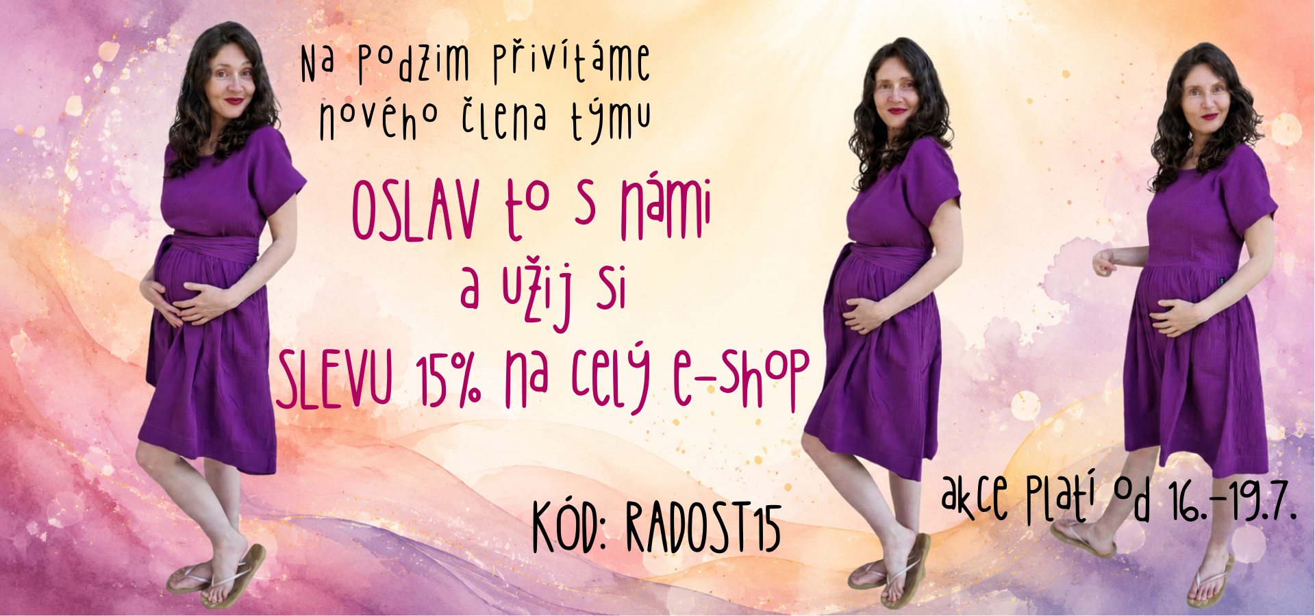 Oslav s námi čekání na nového člena týmu