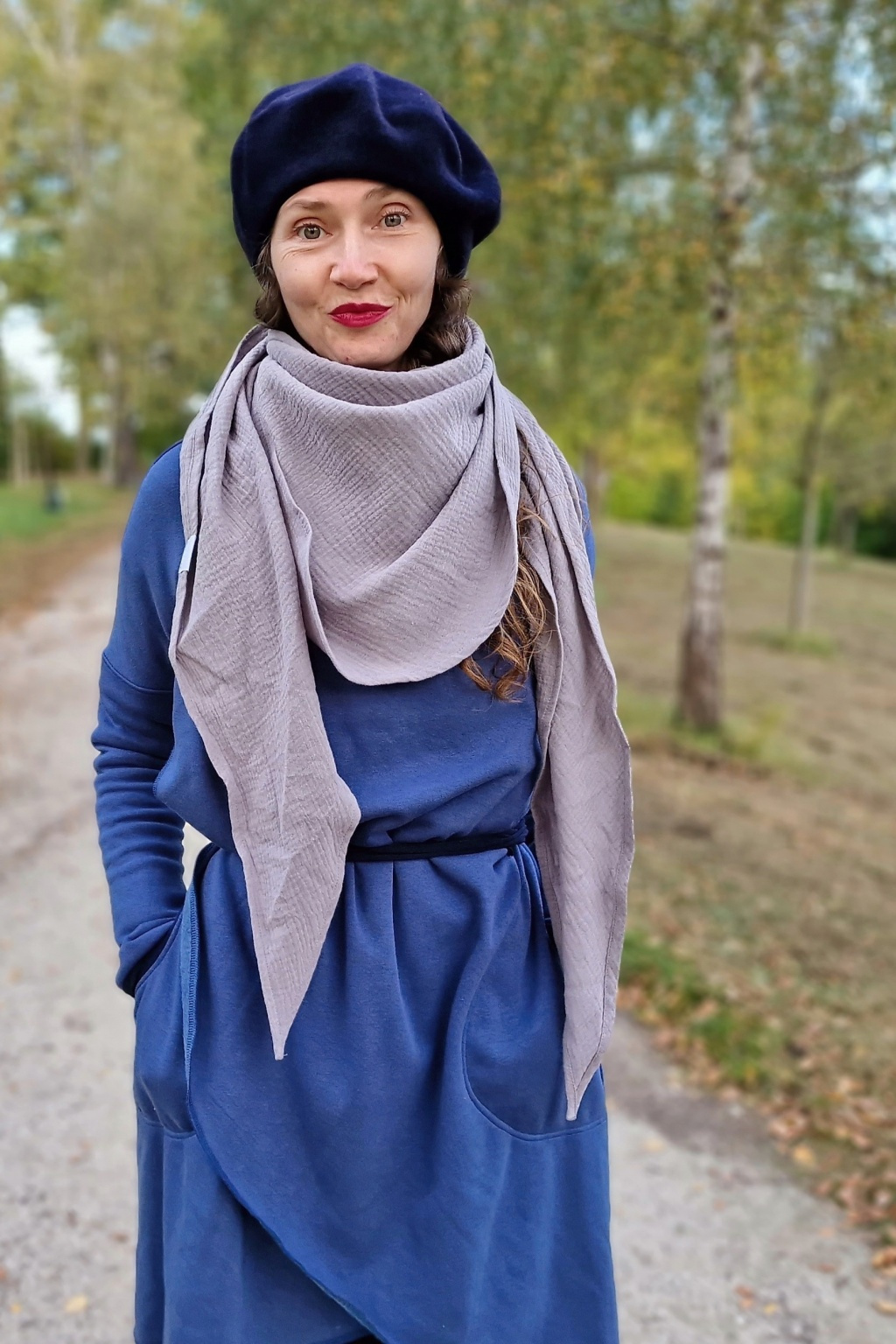 mušelínový šátek