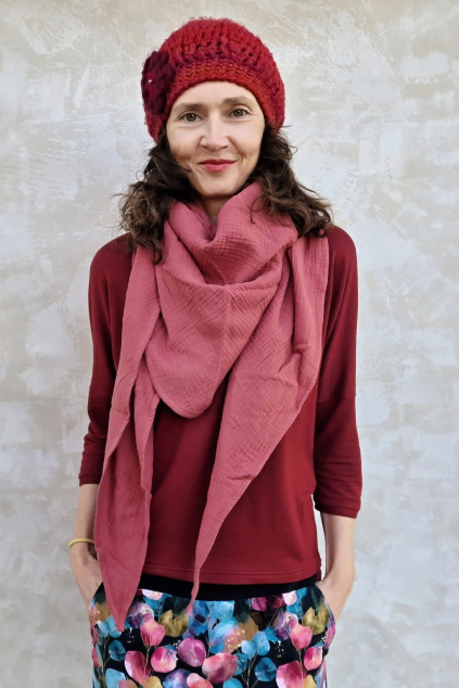 mušelínový šátek