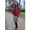 dámská krátká áčková sukně