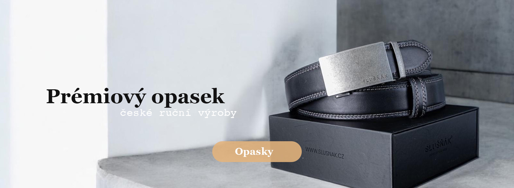 Prémiové opasky šité českýma rukama