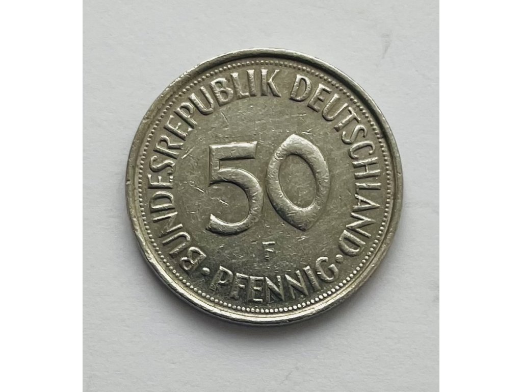 50 pfennig 1980 F