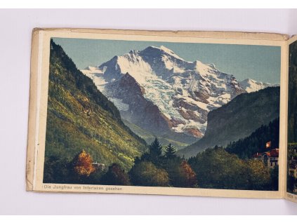 Leporelo Interlaken - Berner Oberland Wehrli‑Verlan Kilchberg‑Zürich, cca 1930