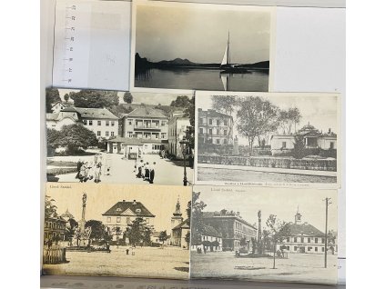 pohlednice 5x lázně Československo