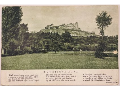 2 RPPC pohlednice Kunětická hora