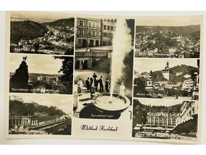 Pohlednice 7x Karlovy Vary
