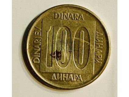 100 dinárů 1989