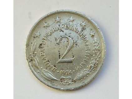 2 dinar 1974