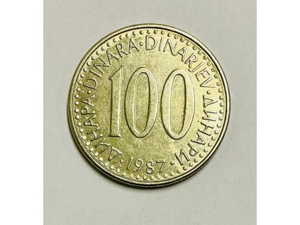 100 dinárů 1987