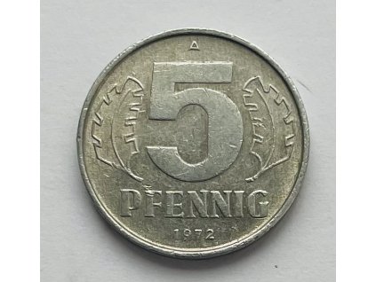 5 pfennig 1972 A